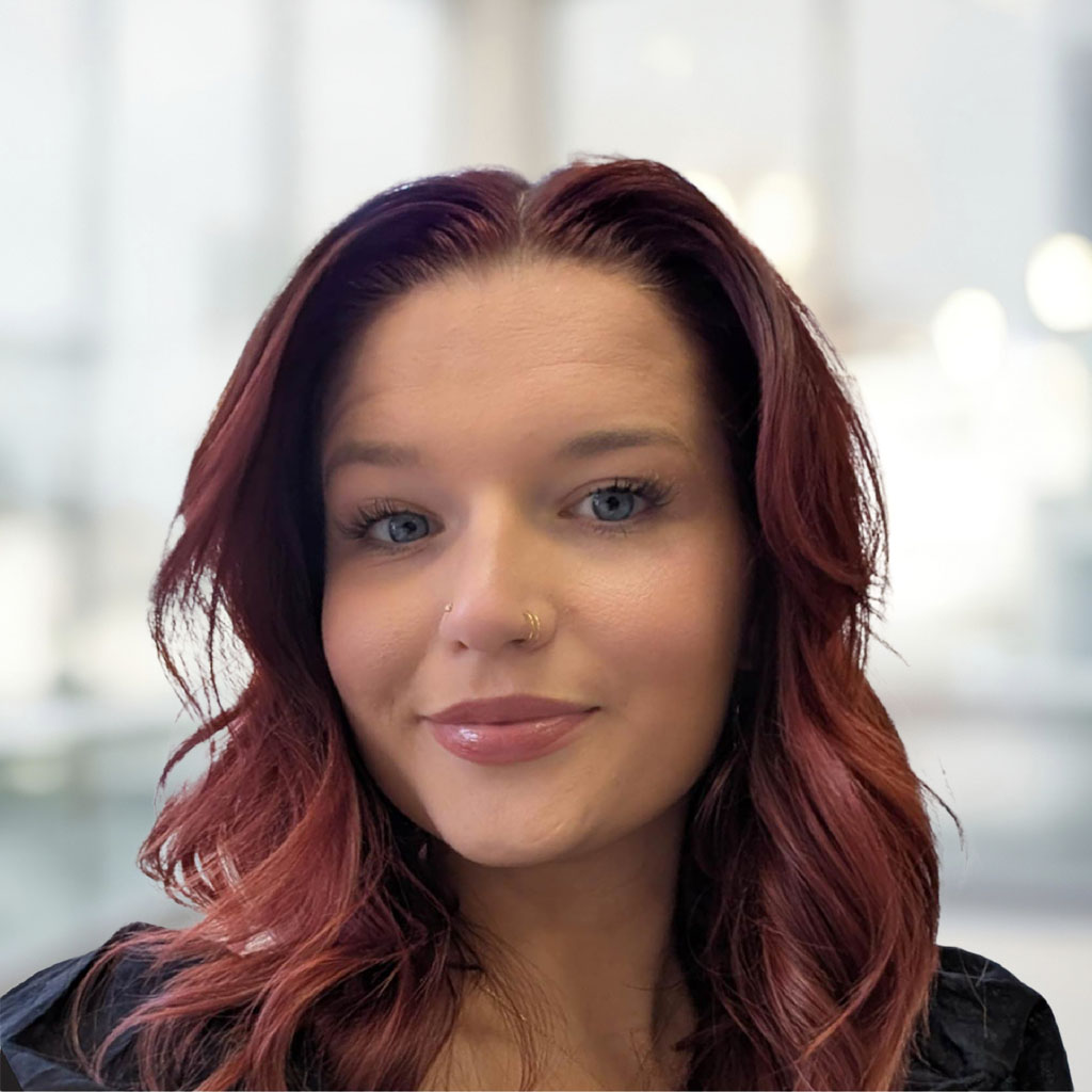 Ellie Moran with office background