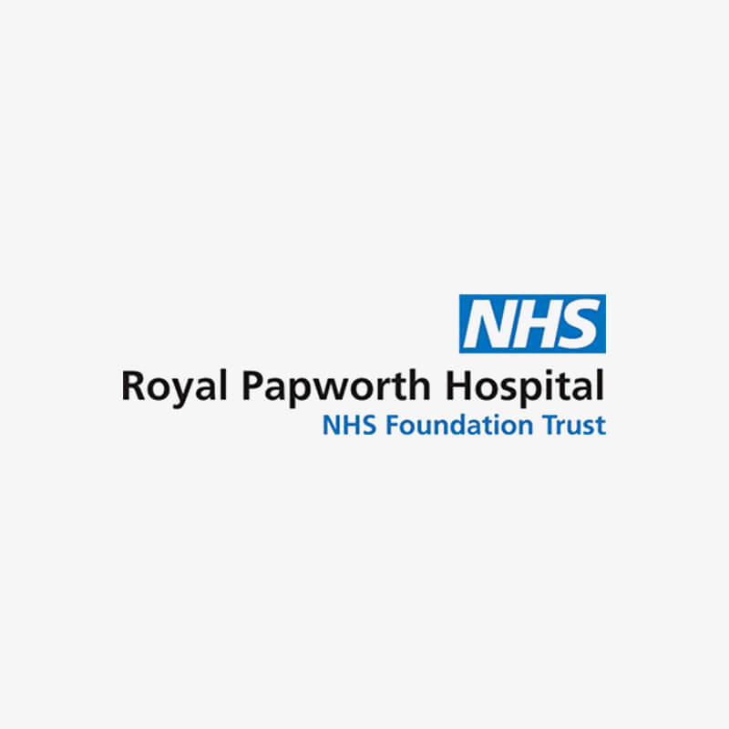 Royal Papworth Hospital logo, representing NHS Foundation Trust, relevant to corporate governance and compliance in healthcare sector.
