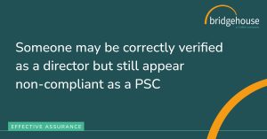 PSC and director identity verification: a small compliance step with wider consequences